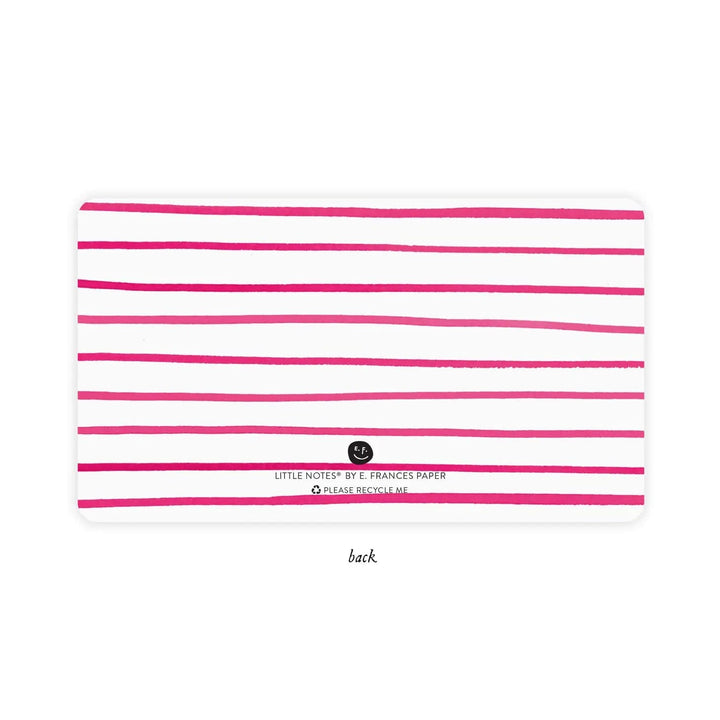 E. Frances Paper Card Rudolph Little Notes