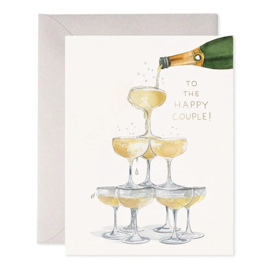 E. Frances Paper Cards Champagne Tower Card