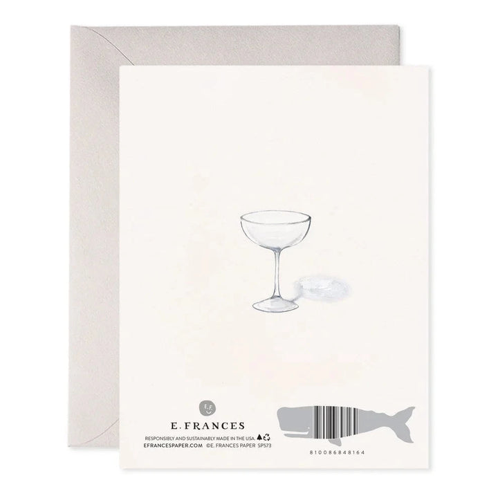 E. Frances Paper Cards Champagne Tower Card