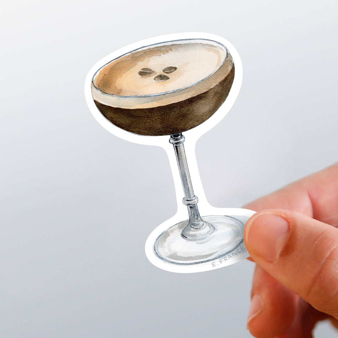 E. Frances Paper Cards Espresso Martini Single Sticker