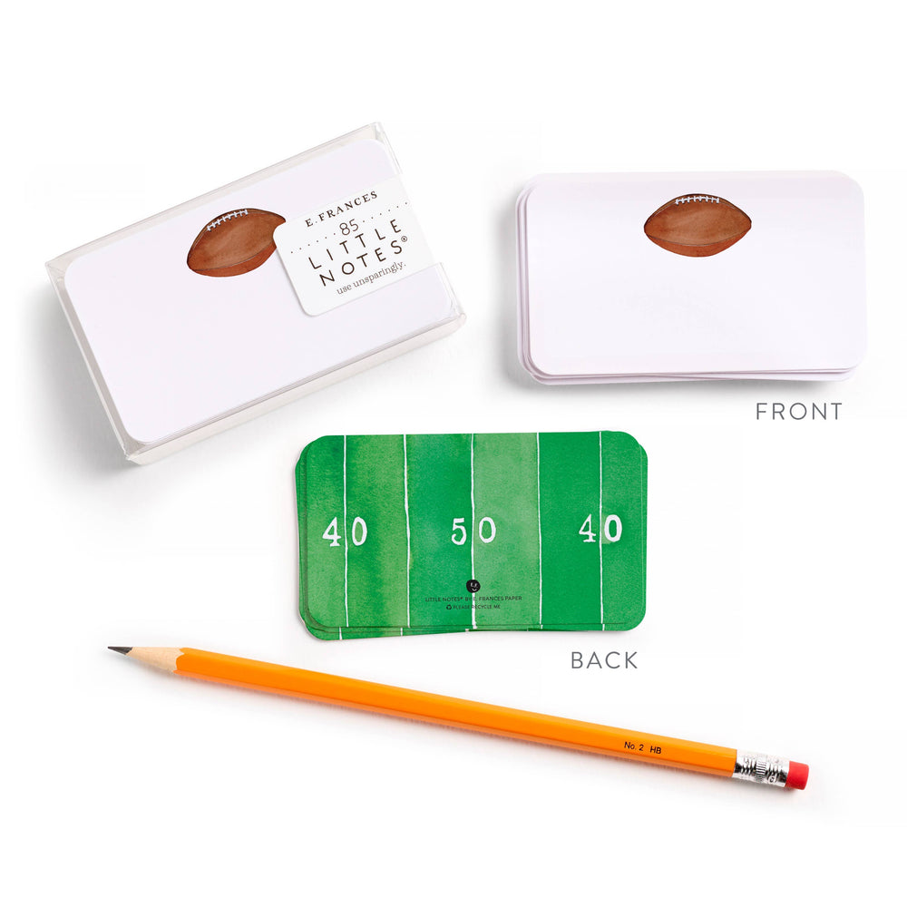 E. Frances Paper Cards Football Little Notes