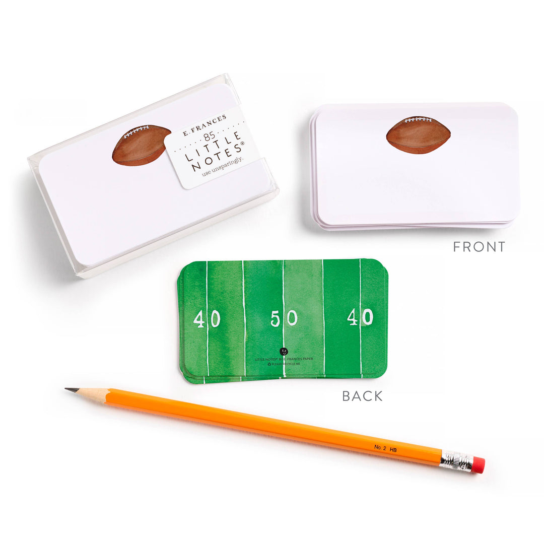 E. Frances Paper Cards Football Little Notes