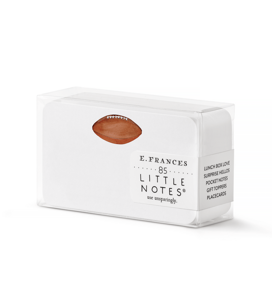 E. Frances Paper Cards Football Little Notes