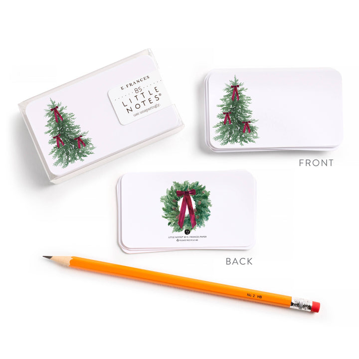 E. Frances Paper Cards Velvet Bow Tree Little Notes