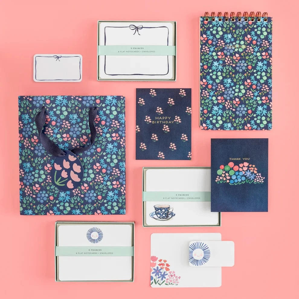 E. Frances Paper Paper Blue Sunshine Flat Notes