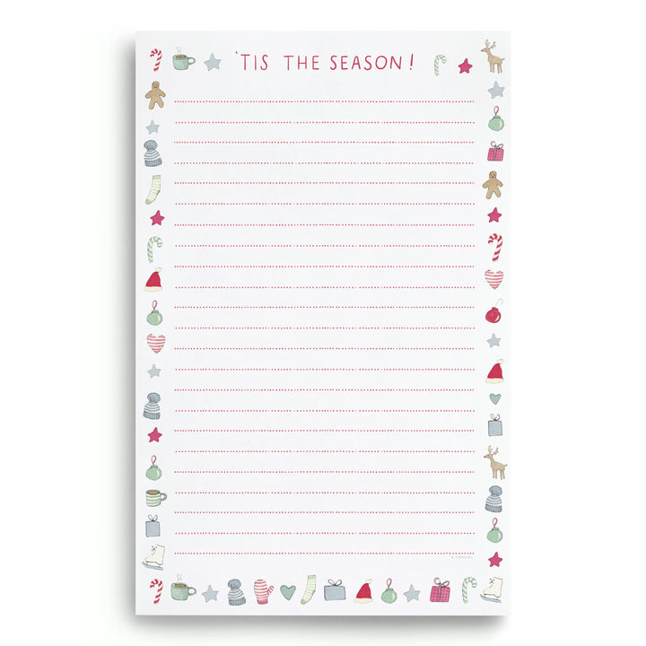 E. Frances Paper paper Merry Motif Notepad | Holiday Christmas List