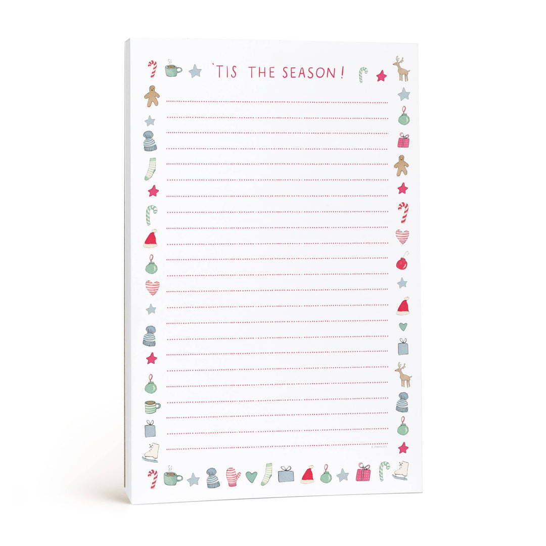 E. Frances Paper paper Merry Motif Notepad | Holiday Christmas List