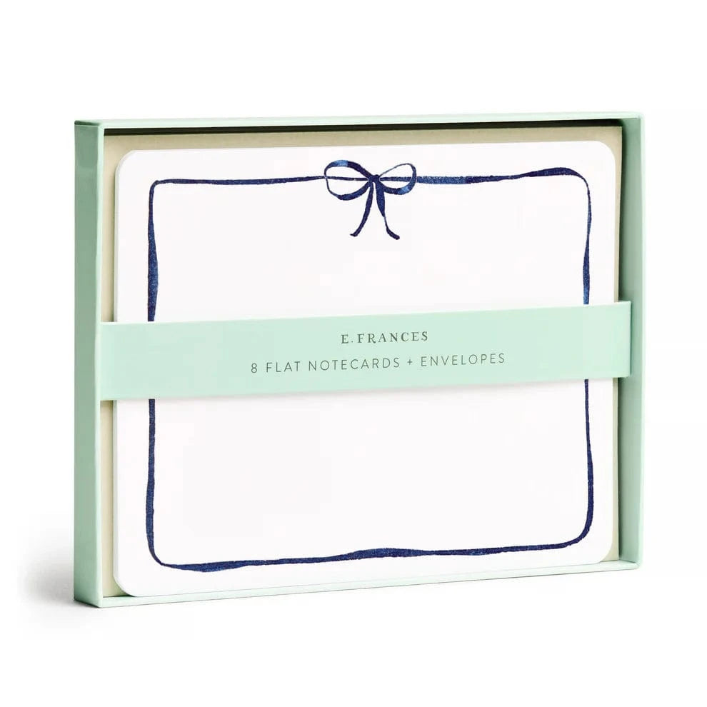 E. Frances Paper Paper Navy Bow Flat Notes