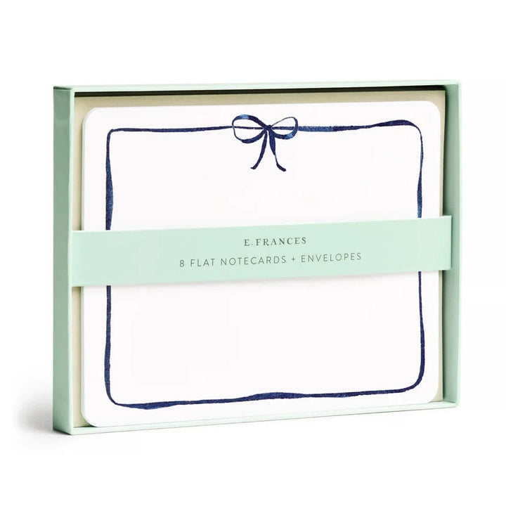 E. Frances Paper Paper Navy Bow Flat Notes