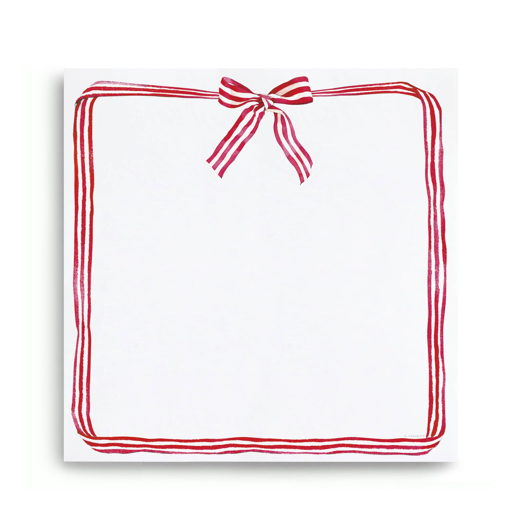 E. Frances Paper paper Red Ribbon Candy Chunky Notepad