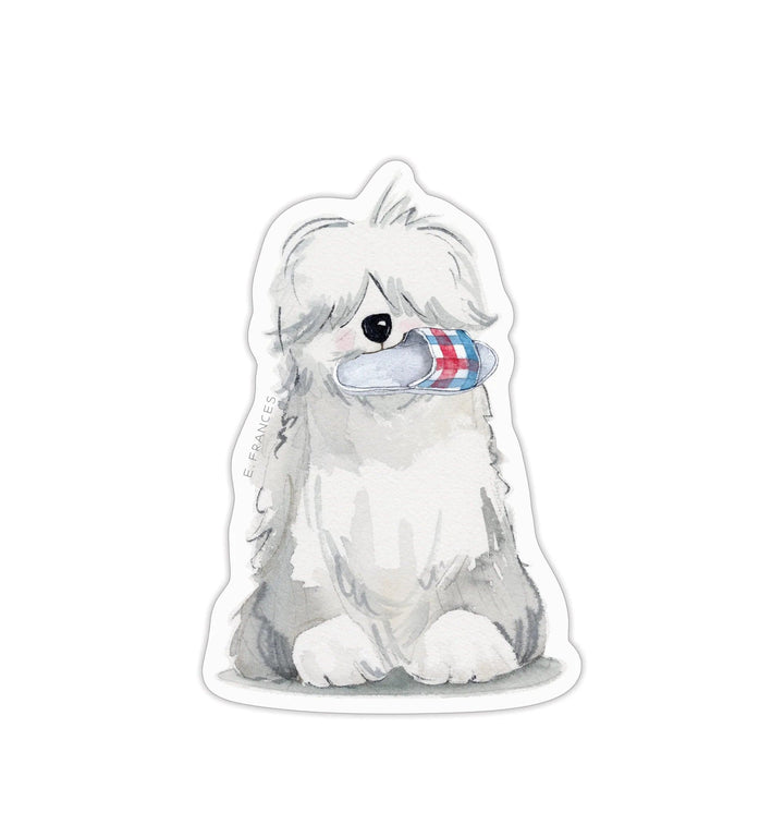 E. Frances Paper Sticker Fluffy Dog Sticker