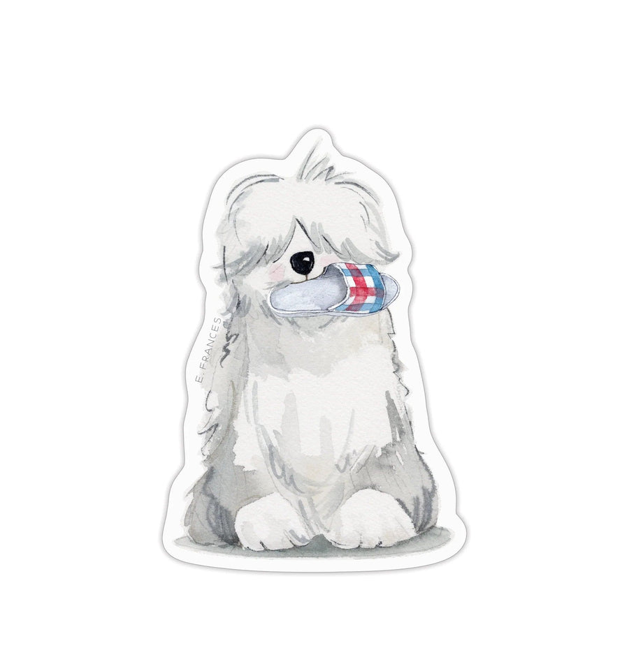 E. Frances Paper Sticker Fluffy Dog Sticker