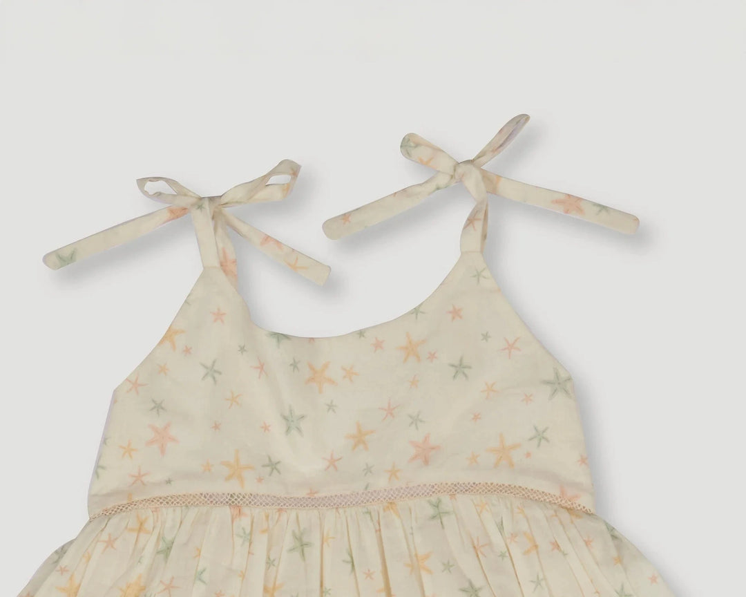 Early Sunday Baby Alice Dress - Star Fishes