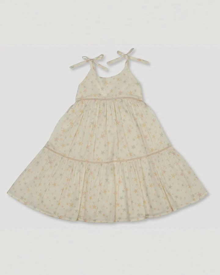 Early Sunday Baby Alice Dress - Star Fishes