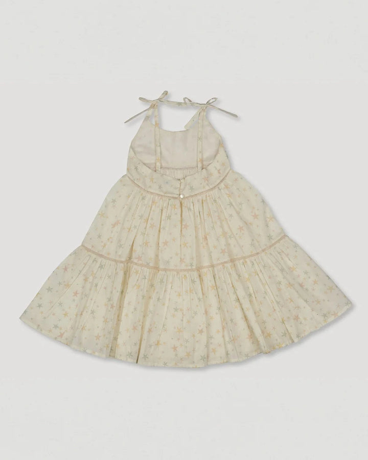 Early Sunday Baby Alice Dress - Star Fishes