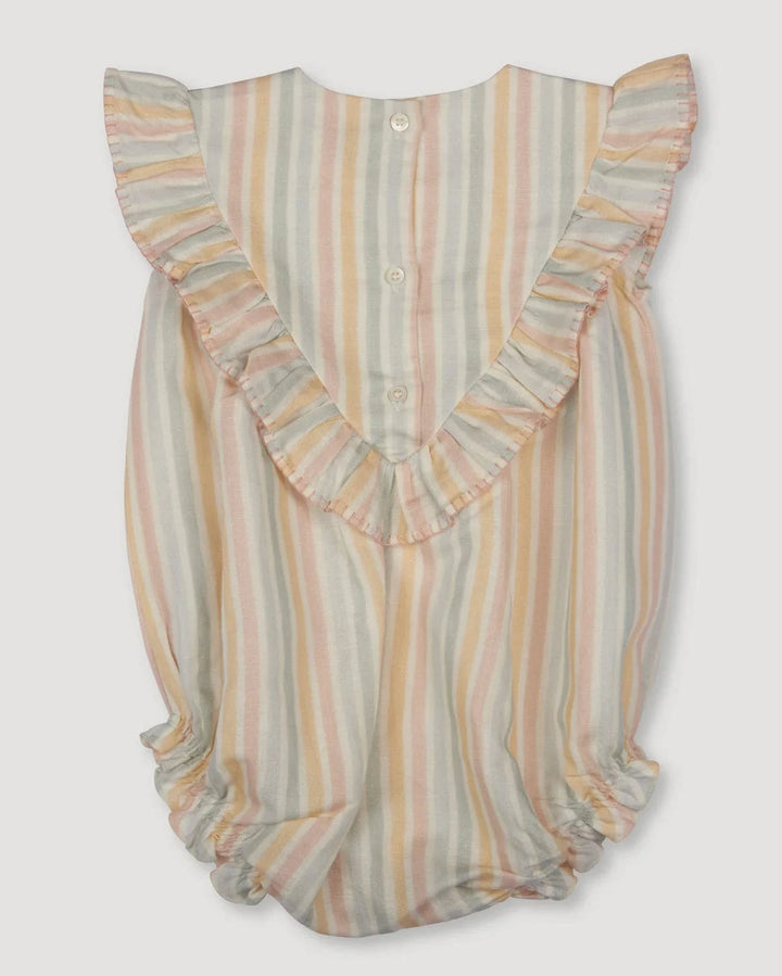 Early Sunday Baby Lucy Baby Bubble Romper - Summer Stripe