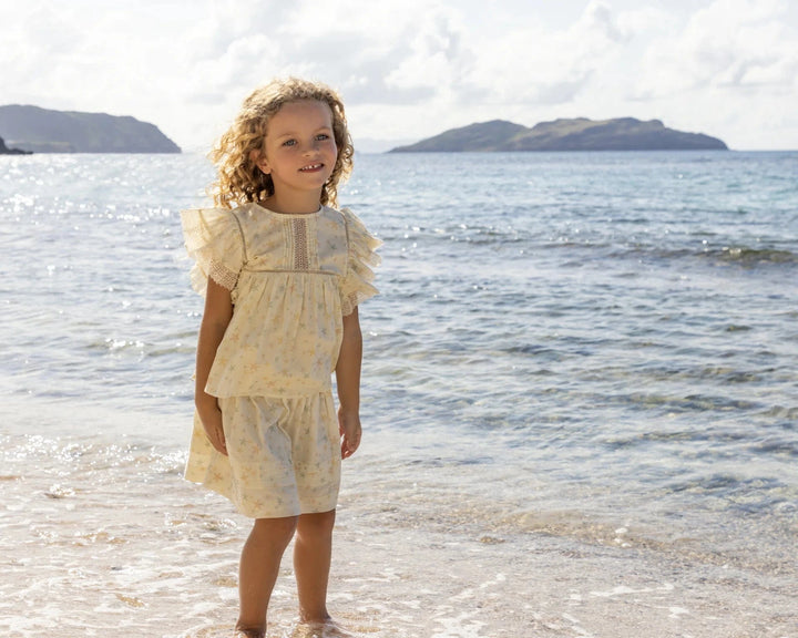 Early Sunday Baby Luna Skirt - Star Fishes