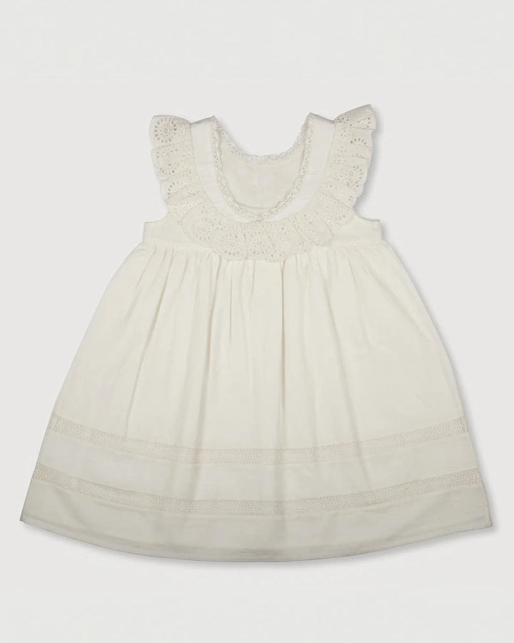 Early Sunday Baby Natasha Dress - Ivory