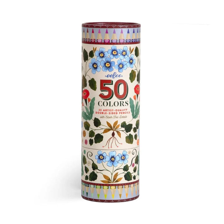 eeBoo Gifts Flora's Double-Sided Pencils | eeBoo