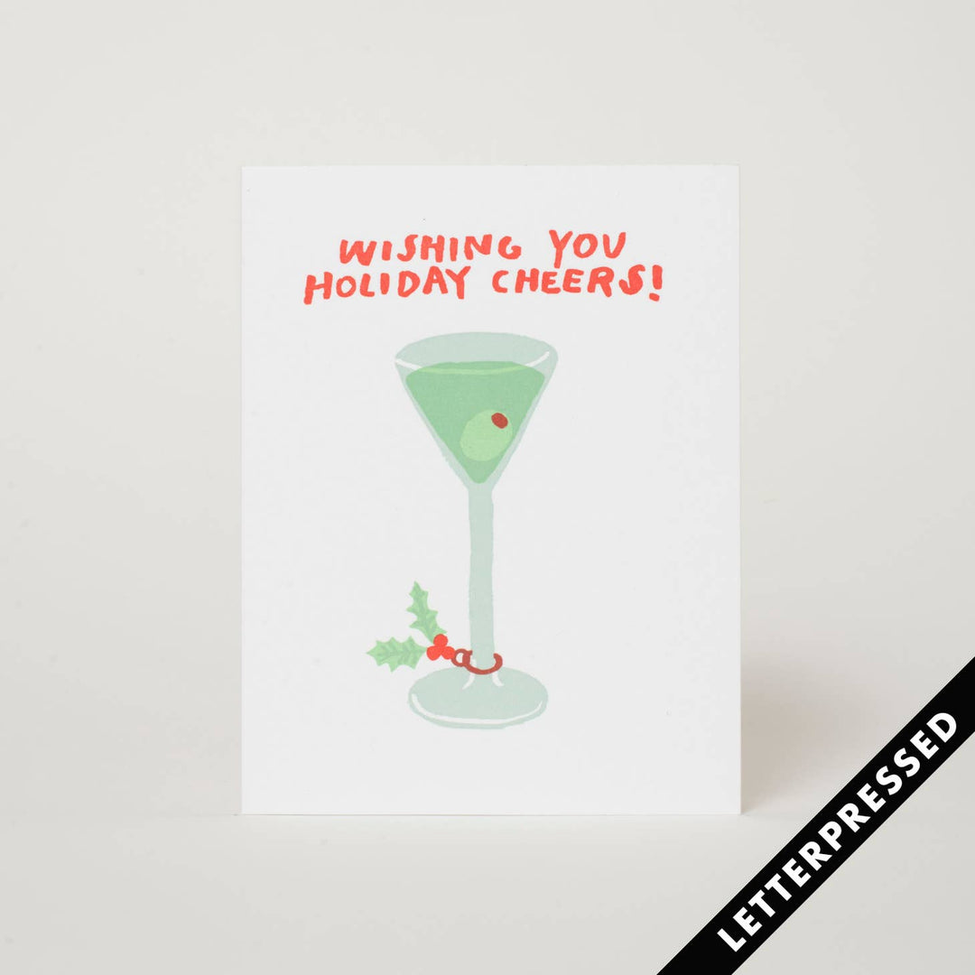 Egg Press Card Holiday Cheers