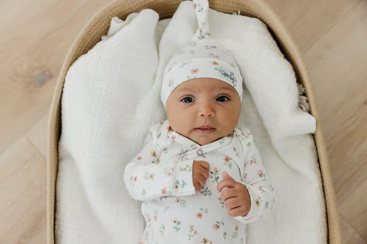 Eloise Top Knot Hat 0-4mo