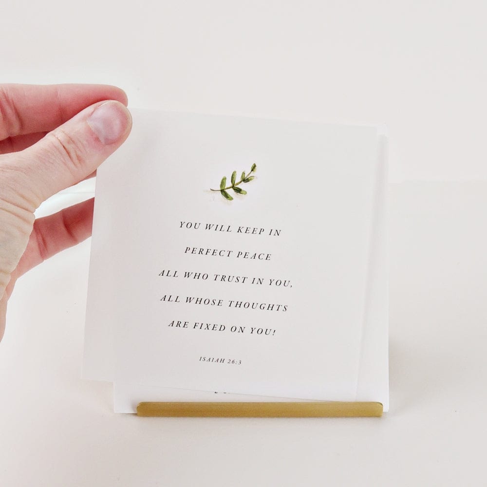 Emily Lex card stand Brass Emily Lex Truth for Today Card Stand
