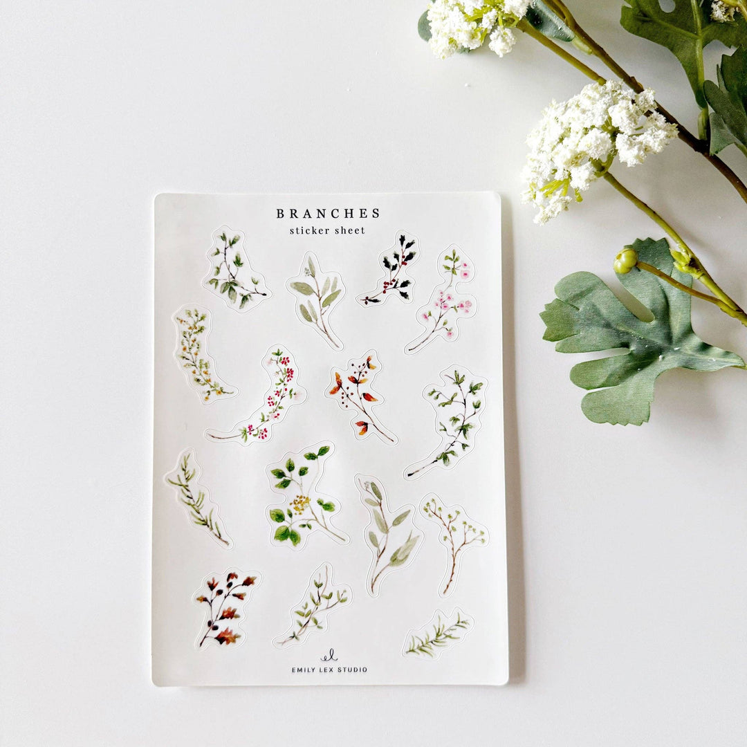 emily lex studio Cards Birds Sticker Sheets