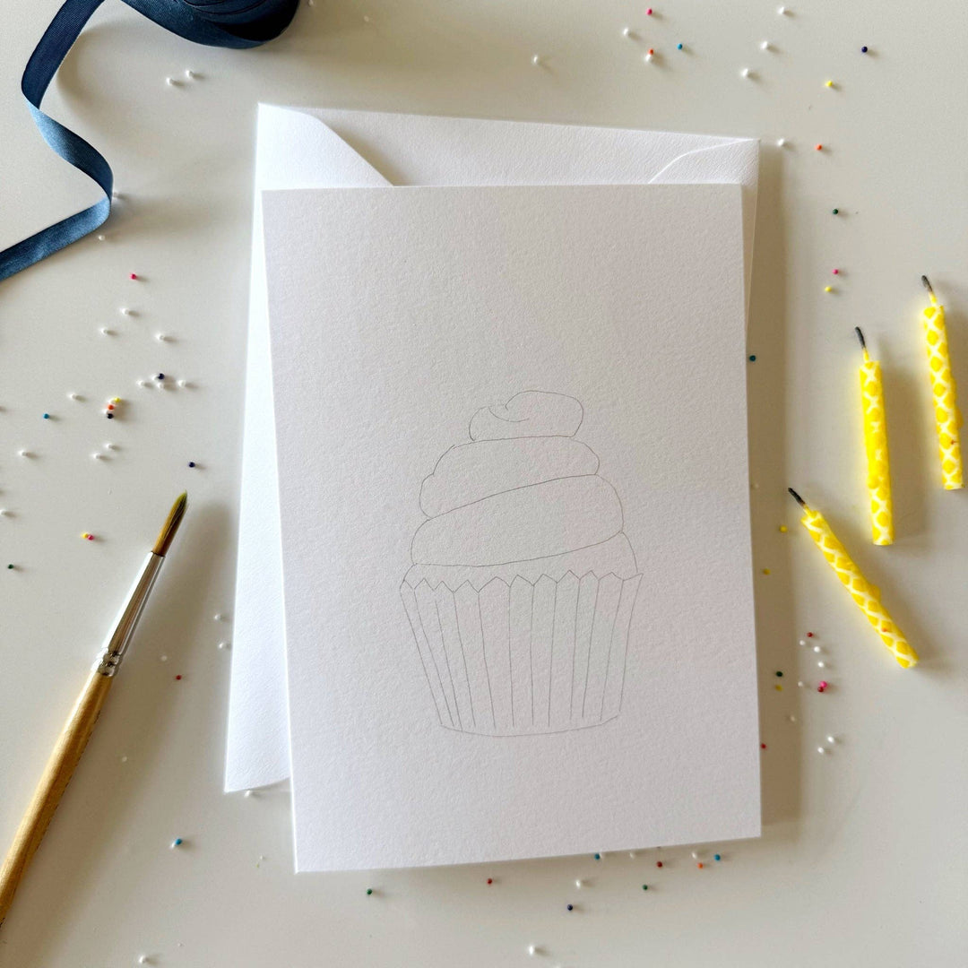 emily lex studio Cards Celebrate Paintable Notecards
