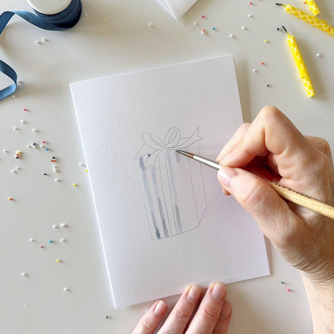 emily lex studio Cards Celebrate Paintable Notecards