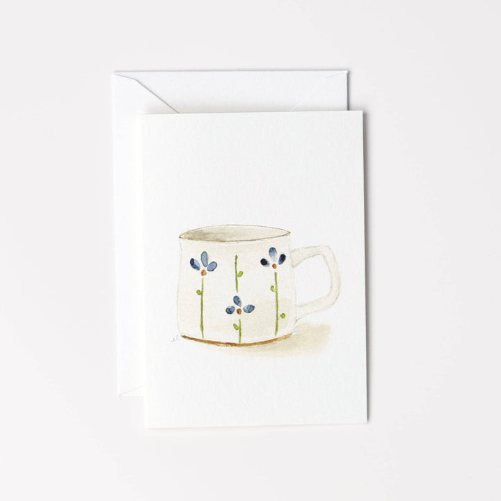emily lex studio Cards Flower mug mini notecard