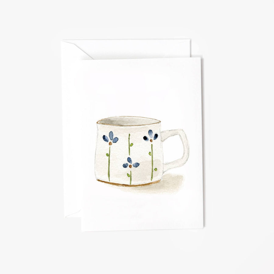 emily lex studio Cards Flower mug mini notecard