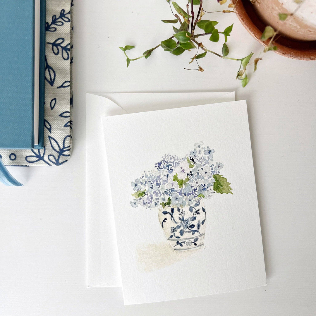 emily lex studio Cards Hydrangea bouquet notecards