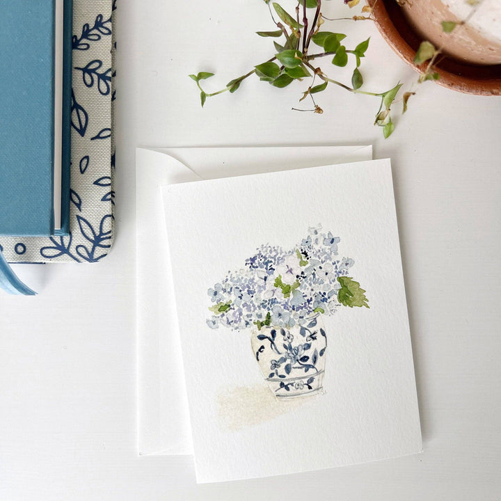 emily lex studio Cards Hydrangea bouquet notecards