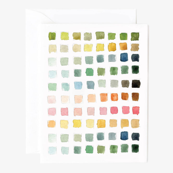 emily lex studio Cards Paint swatch notecards