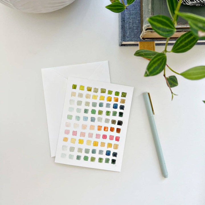 emily lex studio Cards Paint swatch notecards