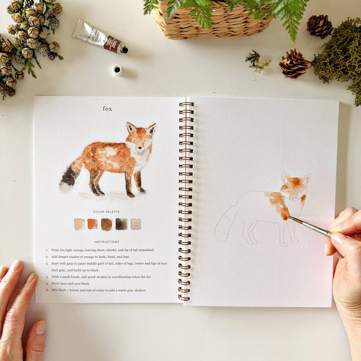 emily lex studio Gifts Watercolor Workbook: Woodland
