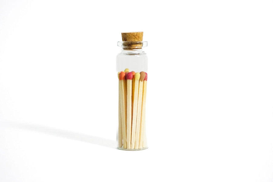 Enlighten the Occasion Matches Fall Leaves Matches in Small Corked Vial