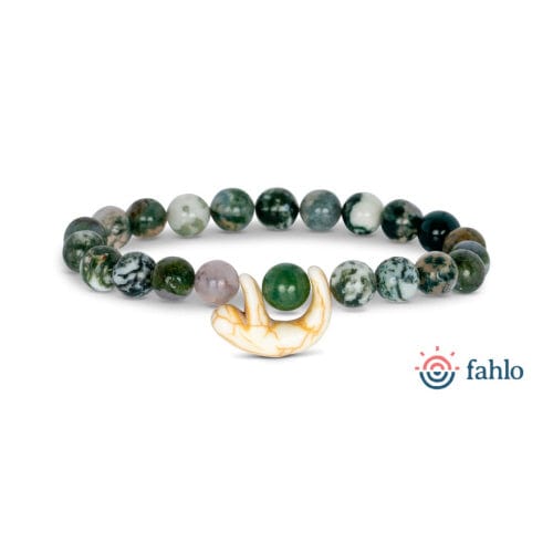 Fahlo Bracelet The Wander Bracelet - Rainforest Green (Track A Sloth)