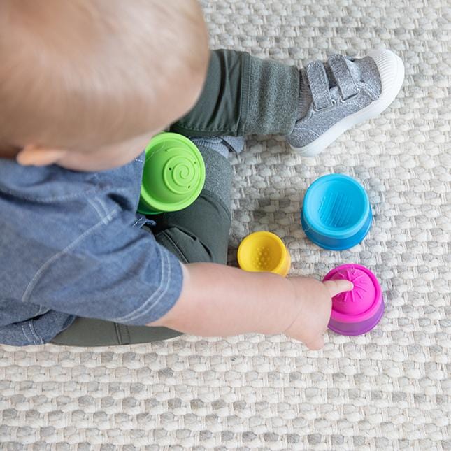 Fat Brain Toys Baby Toy Dimpl Stack