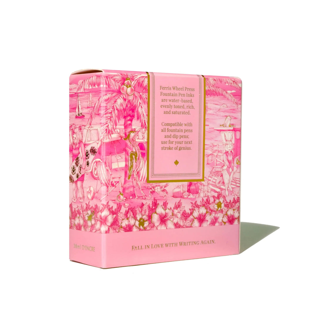 Ferris Wheel Press Fountain Pen 38ml Malibu Blush Ink