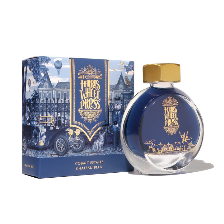 Ferris Wheel Press Paper 38ml Fountain Pen Ink - Cobalt Estates | Ferris Wheel Press