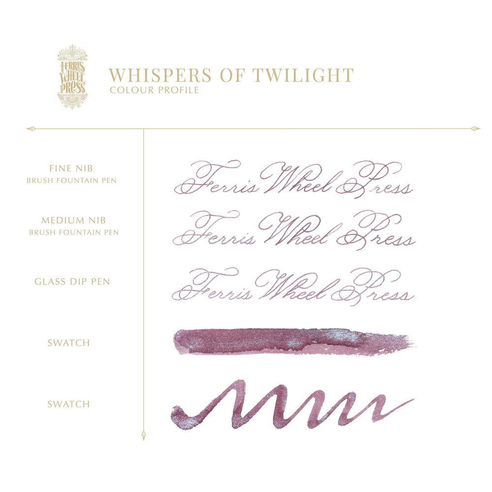 Ferris Wheel Press Paper Ferritales 10ml Fountain Pen Ink - Whispers Of Twilight | Ferris Wheel Press