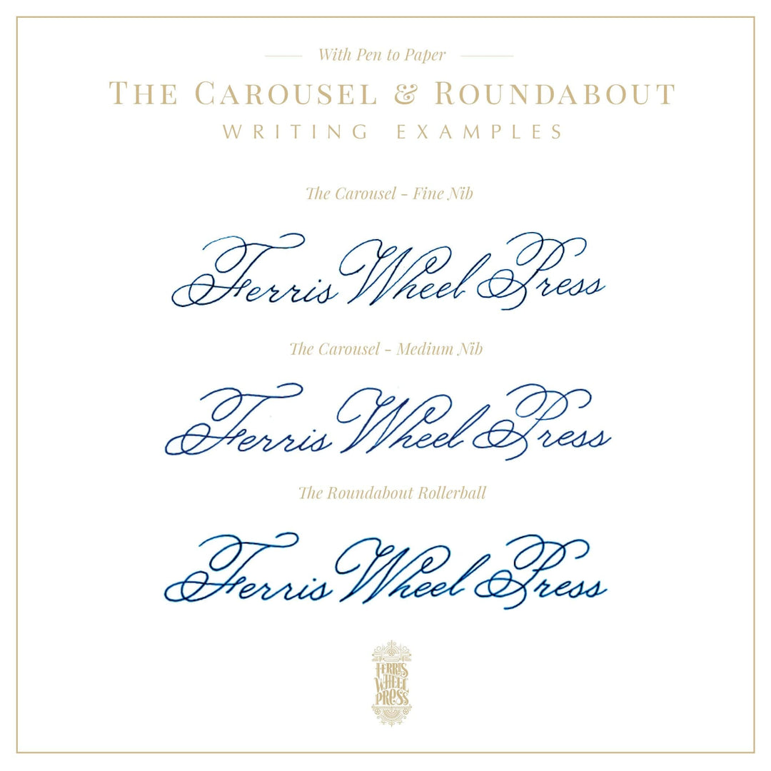 Ferris Wheel Press Paper Roundabout Rollerball Pen - Granite Guardians | Ferris Wheel Press