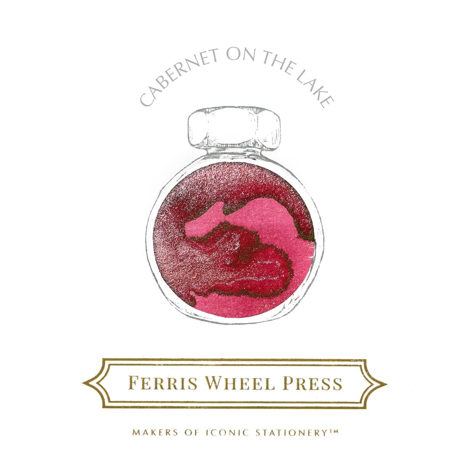 Ferris Wheel Press Pen Ink & Refills 38ml Cabernet on the Lake Ink