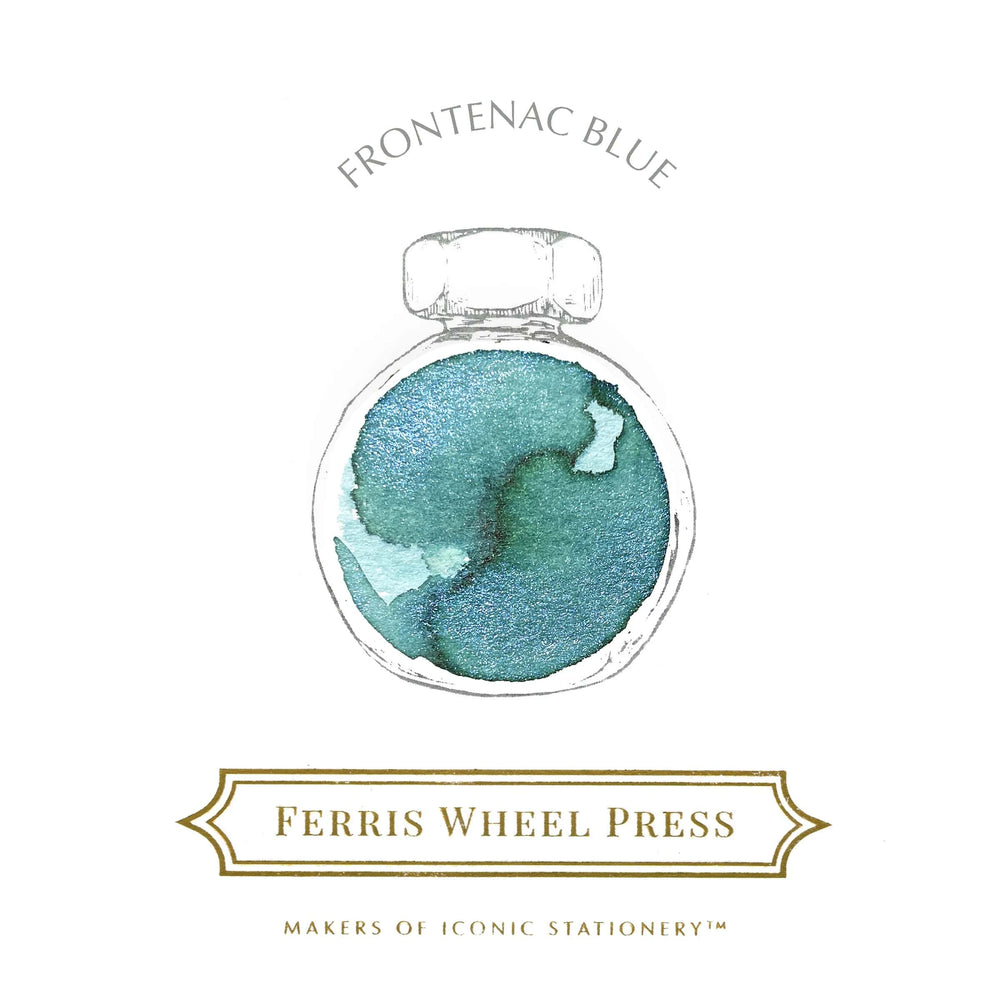 Ferris Wheel Press Pen Ink & Refills 38ml Frontenac Blue Ink