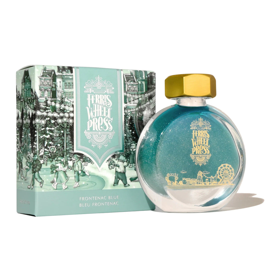 Ferris Wheel Press Pen Ink & Refills 38ml Frontenac Blue Ink