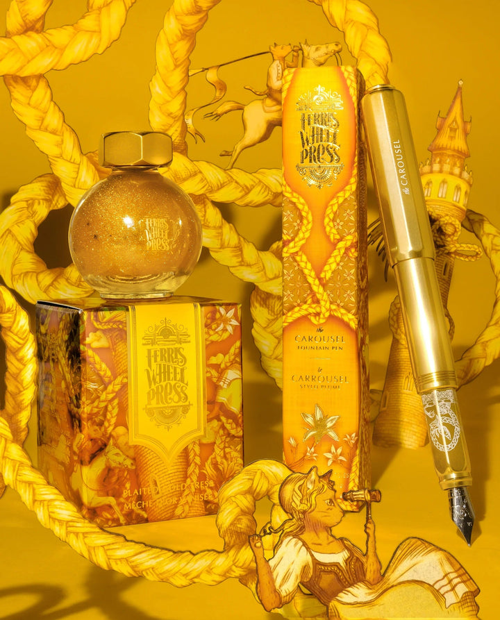Ferris Wheel Press Pen Ink & Refills FerriTales | Once Upon a Time - Plaited Gold Tress