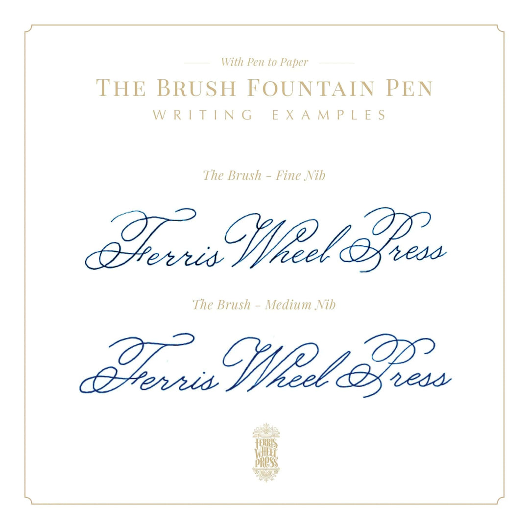 Ferris Wheel Press Pen Ink & Refills The Carousel Fountain Pen - Feathered Flight