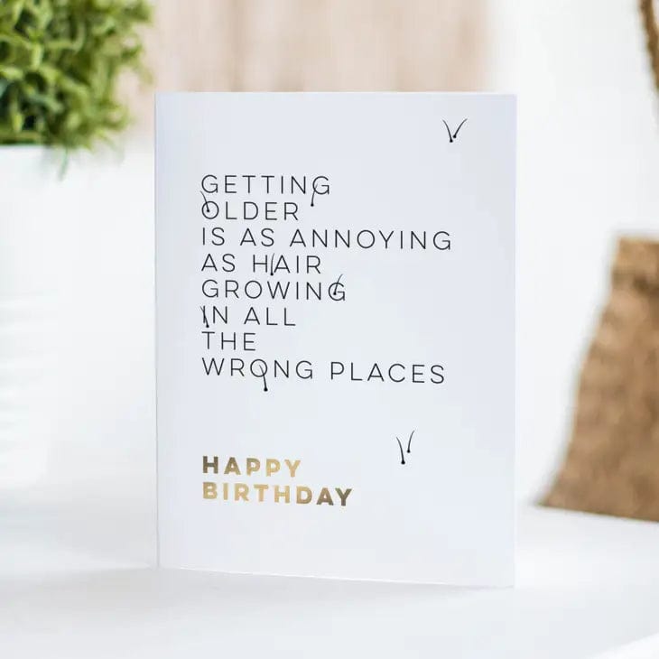 Fine Moments Card A Hairy Birthday Card