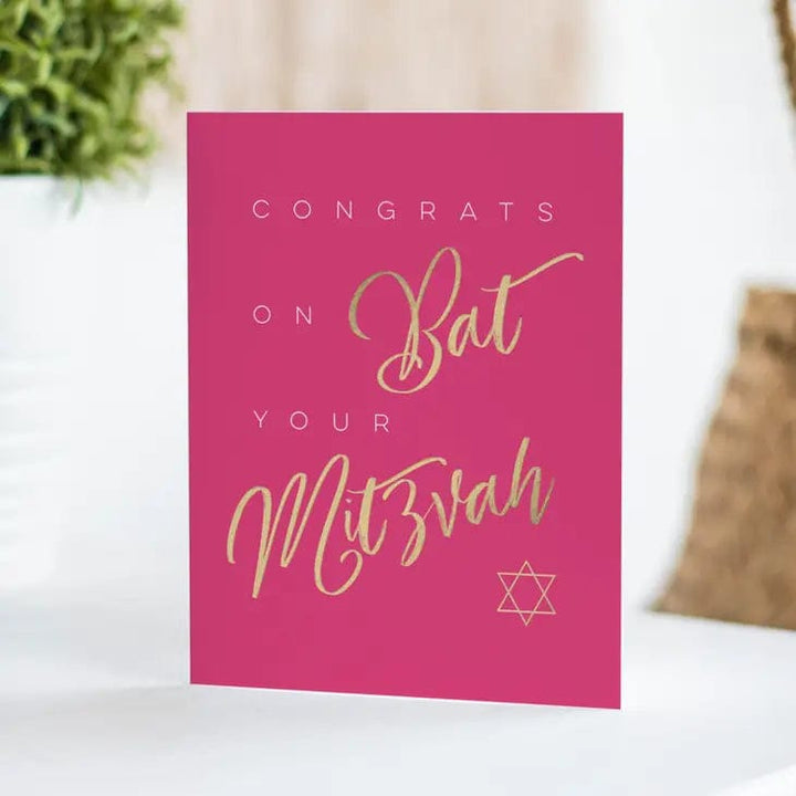 Fine Moments Card Modern Bat Mitzvah Card